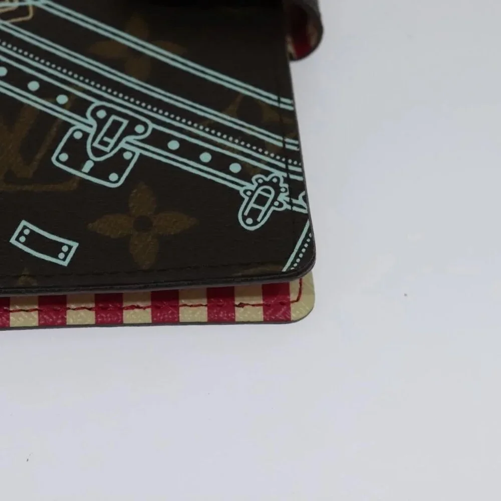 LOUIS VUITTON Monogram Trunk Agenda PM Day Planner Cover R20031 LV Auth 123439